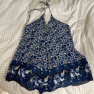 URBAN OUTFITTERS BAND OF GYPSIES HALTER ELEPHANT DRESS
